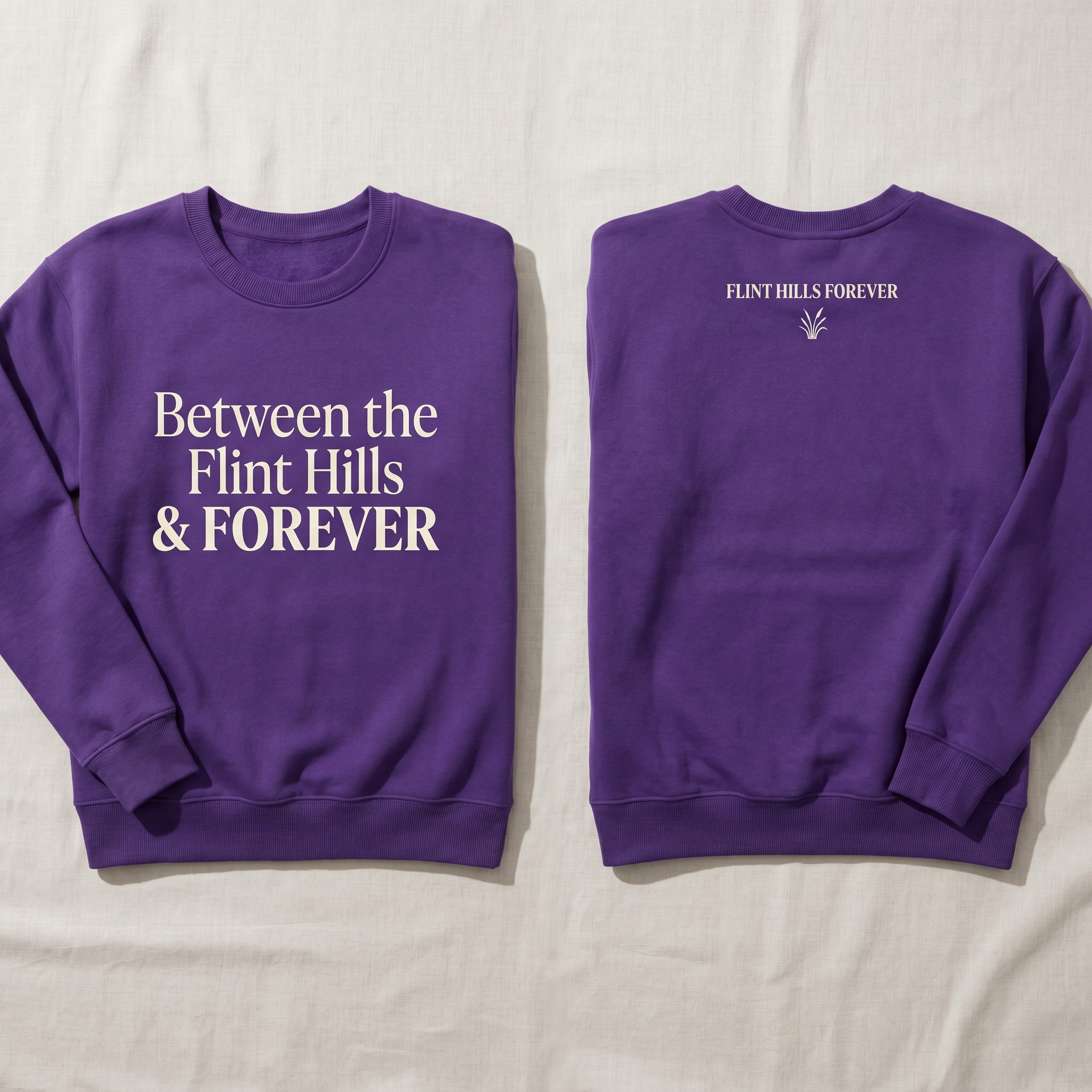 🏡 Between The Flint Hills & Forever Crewneck