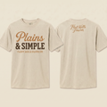 🌱 Plains & Simple Tee