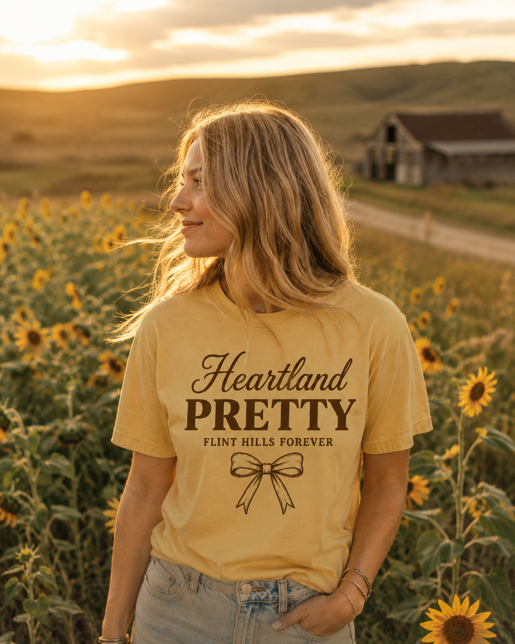 🌻 Heartland Pretty Tee