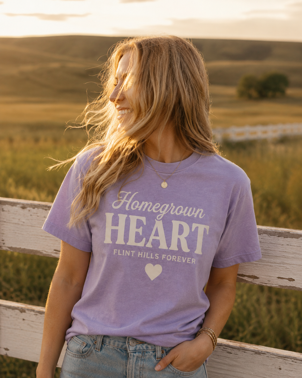 💜 Homegrown Heart Tee