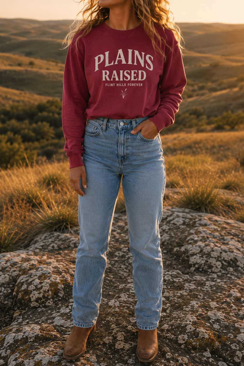 🌾 Plains Raised Crewneck