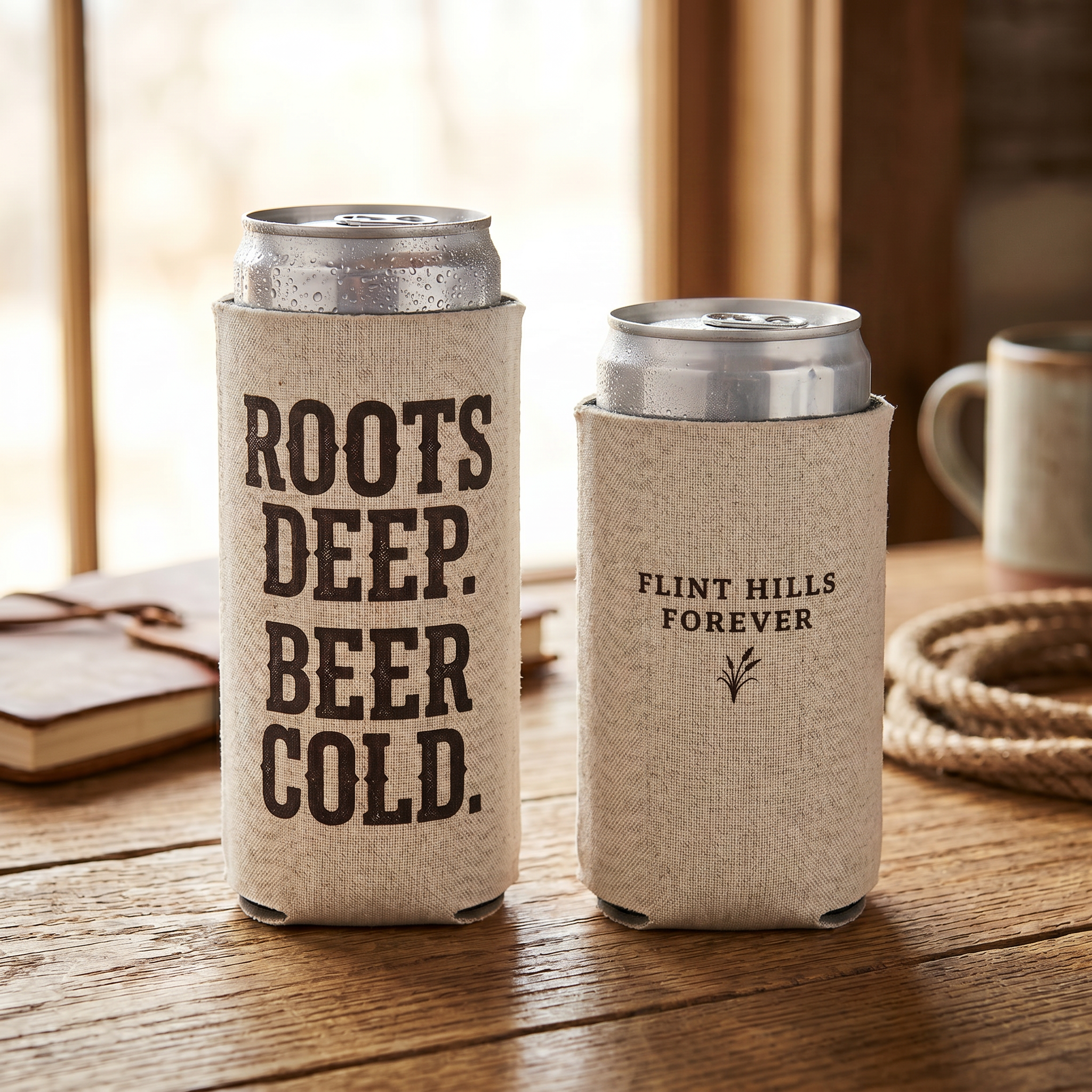 🍺 Roots Deep. Beer Cold. Koozie
